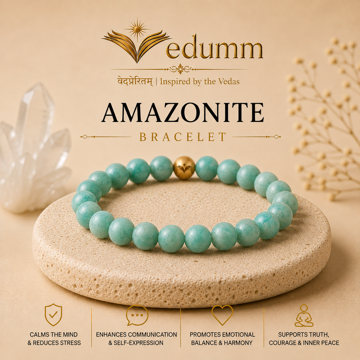 Amazonite Crystal Bracelet