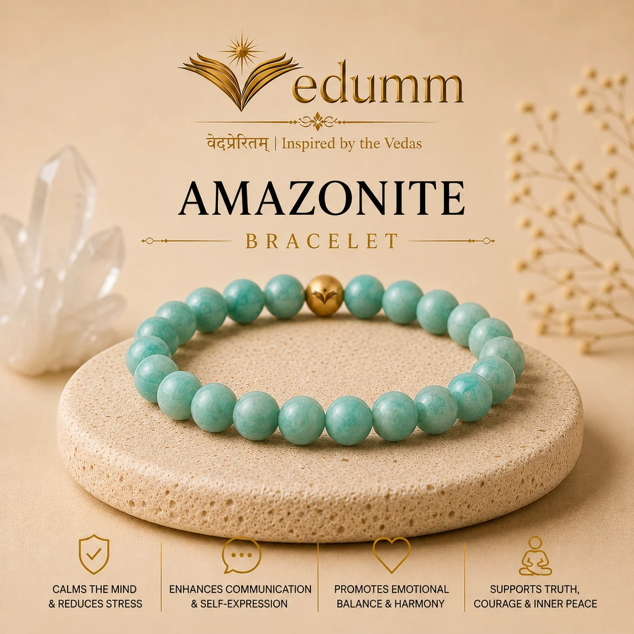 Amazonite Crystal Bracelet